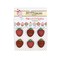 Buttons Galore and More Craft & Sewing Buttons - Strawberries - 18 Buttons